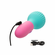 To The Max Vibrating Rechargeable Silicone Wand Blue/Pink 5.5" Silicone