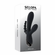 Triple Aces Rechargeable Silicone Triple Rabbit Vibrator Black 7.7" Silicone