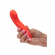Turbo Curve Rechargeable Silicone Vibrator Orange 5.5" Silicone