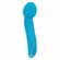Turbo G Rechargeable Silicone Vibrator Blue 6" Silicone