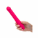 Turbo Glide Sensation Rechargeable Silicone Massager  Pink 8" Silicone