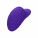 Turbo Glide Teaser Rechargeable Silicone Massager Purple 4.2" Silicone