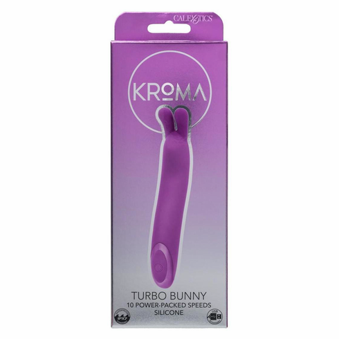 Turbo Rechargeable Silicone Bunny Purple 6.2" Silicone