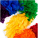 Turkey Feather Boa 10-14" - Sectional Rainbow 6'