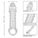 Ultimate Stud Extender Clear TPE/TPR/ABS