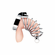 Urethral Play Chastity Cock Cage Silver One Size Stainless Steel