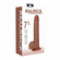 Vibrating Cock Brown 7" PVC