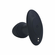 Vibrating & Rotating Ribbed Silicone Rechargeable Anal Plug with Remote Black 4.9" Silicone Remote