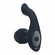 Vibrating & Rotating Silicone Rechargeable Anal Plug with Ball Stimulator Black 4" Silicone