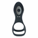 Vibrating Silicone Cock & Ball Ring Ring Black One Size Silicone