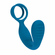 Vibrating Silicone Rechargeable Prostate Stimulator with Cock & Ball Ring Teal 5.3" Silicone