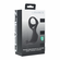 Vibrating Silicone Rechargeable Prostate Stimulator with Tri O Cock Ring Black 5.7" Silicone
