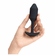 Vibrating Snug Plug 2 Rechargeable Silicone Anal Plug Black 4.7" Silicone