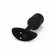 Vibrating Snug Plug 2 Rechargeable Silicone Anal Plug Black 4.7" Silicone