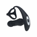 Vibrating & Thrusting Silicone Rechargeable Prostate Massager with Tri O Cock Ring Black 5.3" Silicone