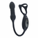 Vibrating & Thrusting Silicone Rechargeable Tri O Cock Ring with Prostate Stimulator Black 5.3" Silicone