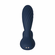 Vick Neo 2 Rechargeable Silicone Warming Dual Stimulating Prostate Vibrator with Remote Navy 4.5" Silicone App
