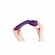 Wand 2 Rechargeable Silicone Wand Purple 11" Silicone App