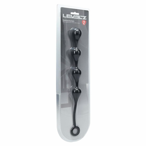 Waterdrop Silicone Anal Balls Black M Silicone
