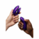 We-Vibe Chorus Rechargeable Silicone Couples Vibrator with Remote Control 4.1" Cosmic Purple