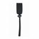 Wide Adjustable Silicone Lasso Black One Size