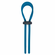 Wide Adjustable Silicone Lasso Teal One Size