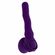 Wiggle It Rechargeable Silicone Wiggling Shaft Purple 8.4" Silicone