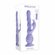 Wiggly Bunny Rechargeable Silicone Rabbit Vibrator Purple 5.25" Silicone