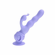 Wiggly Bunny Rechargeable Silicone Rabbit Vibrator Purple 5.25" Silicone