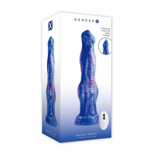 Wildest Dreams Rechargeable Silicone Multicolor 6.5" Remote