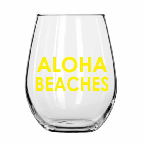 Wine Glass - Aloha Clear 12 oz
