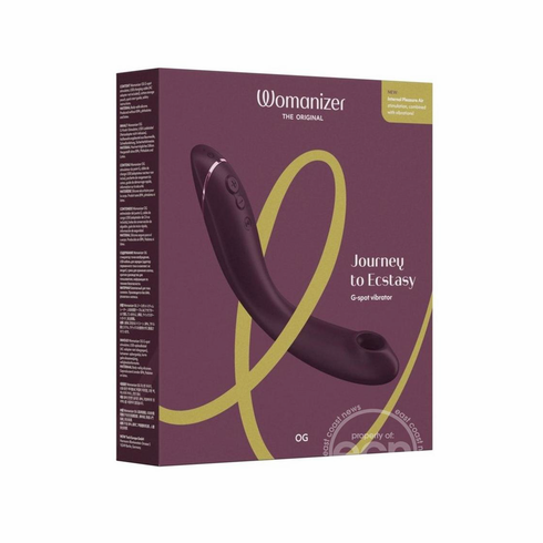 Womanizer OG G-Spot Vibrator Aubergine 7" Silicone