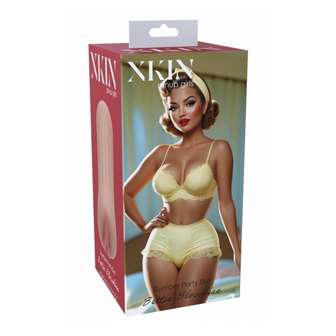 XKIN Pinup Girls Bettie Blowkiss Masturbator TPE/TPR/ABS Caramel 4.7"
