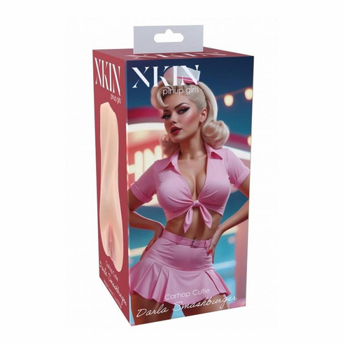 XKIN Pinup Girls Masturbator Darla Smashburger PE/TPR/ABS Beige 4.5"