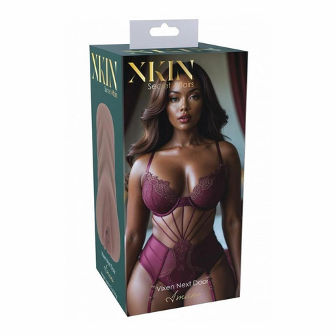 XKIN Secret Affairs Masturbator Imani PE/TPR/ABS Brown 4.7"