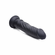 Zeus Vibrating & E-Stim Rechargeable Silicone Dildo with Remote Black 7.9" Silicone Remote