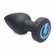 Zeus Vibrating & E-Stim Silicone Rechargeable Anal Plug with Remote Black 7.9" Silicone Remote