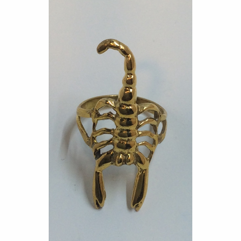 Brass Scorpion Ring