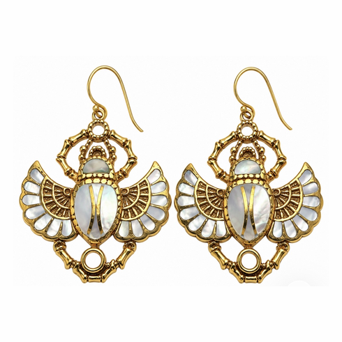MOP Dangle Scarabs