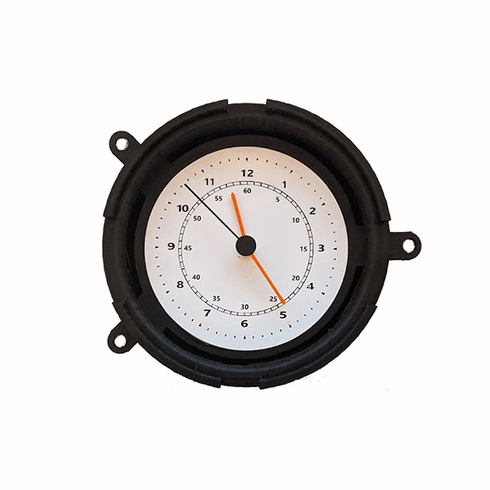 Mustang Clock (Deluxe Interior, White Face) 1969-70