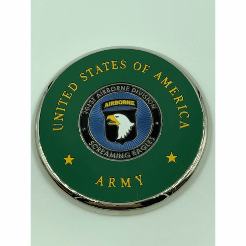 101st Airborne Coin Coaster