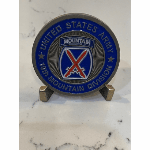 10th Mountain Division Coin
