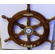 18 inch SHIP WHEEL WITH ENGRAVING