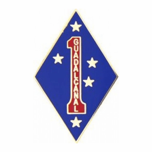 1st Marine Division Pin
