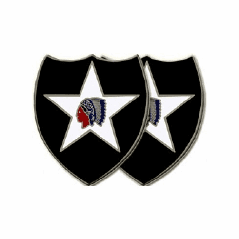 2nd Infantry Division Cuff Links