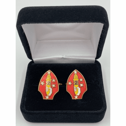 2nd Marine Division Cufflink