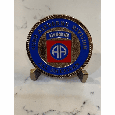 82nd Airborne In Air On Land Coin