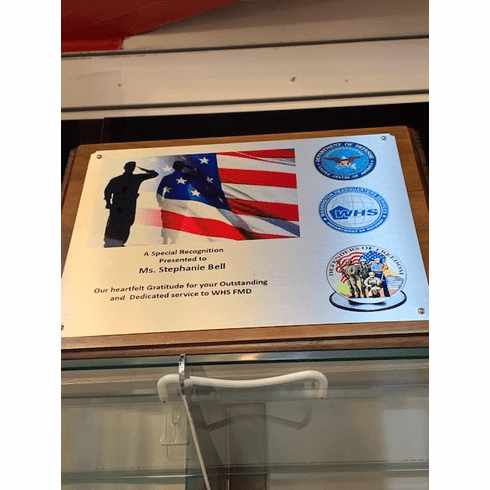 8x10 Full Color Plaque