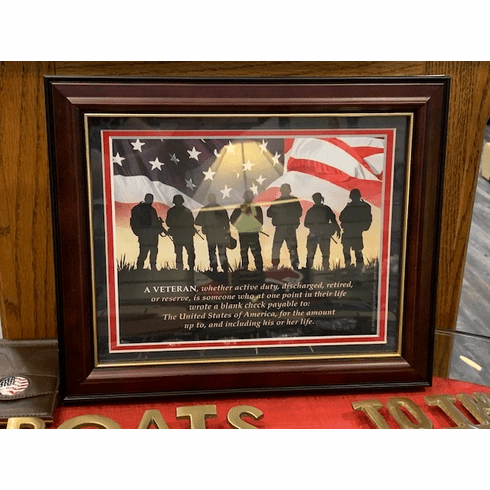 A Veteran Framed Print 