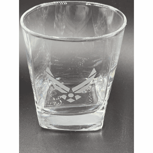 Air Force Wing Rock Glass